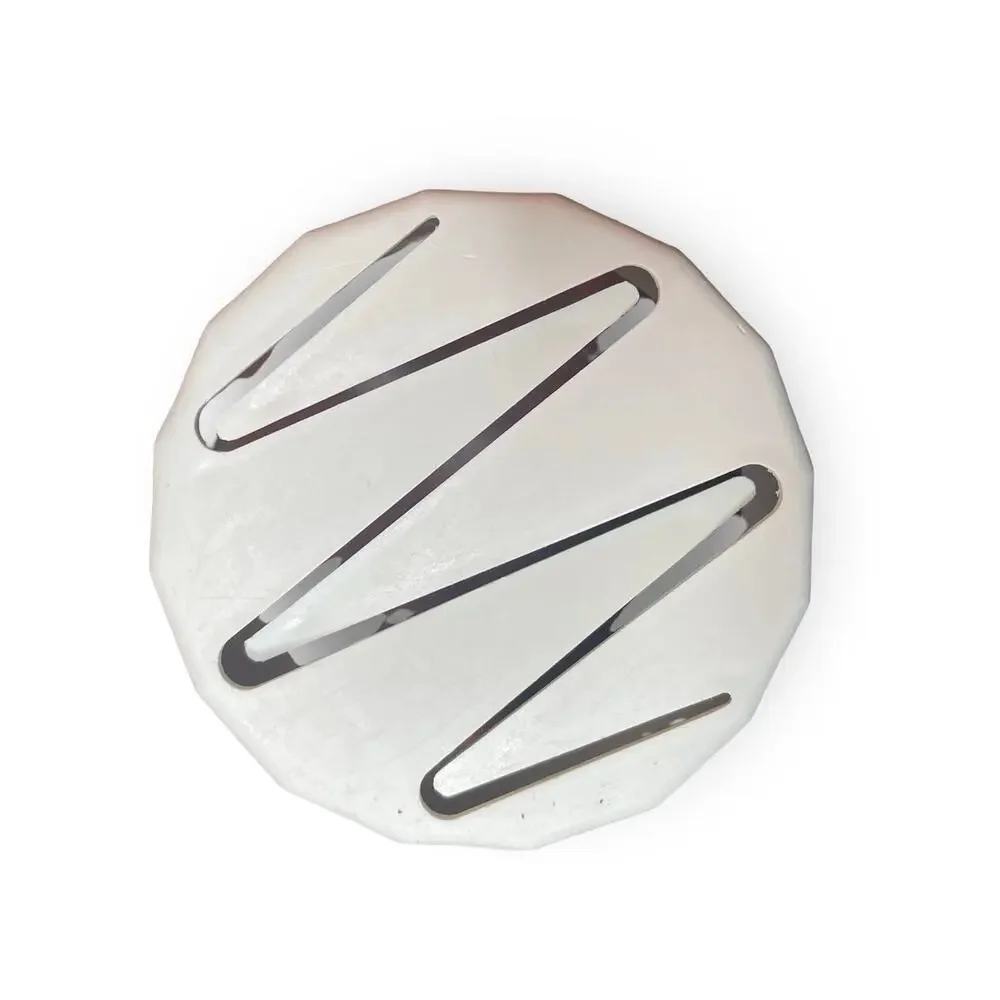 Pampered Chef Food Chopper Replacement Blade Guard White Plastic 3-Prong 2585 - Picture 4 of 10